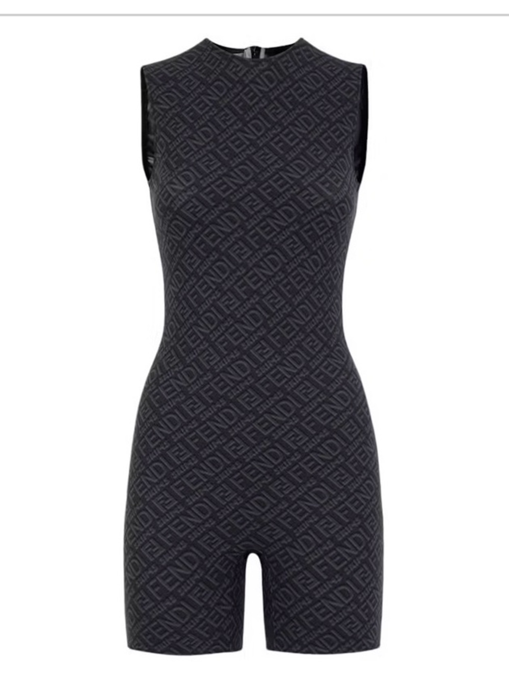 Fendi x SKIMS Sleeveless Mid-Thigh Bodysuit